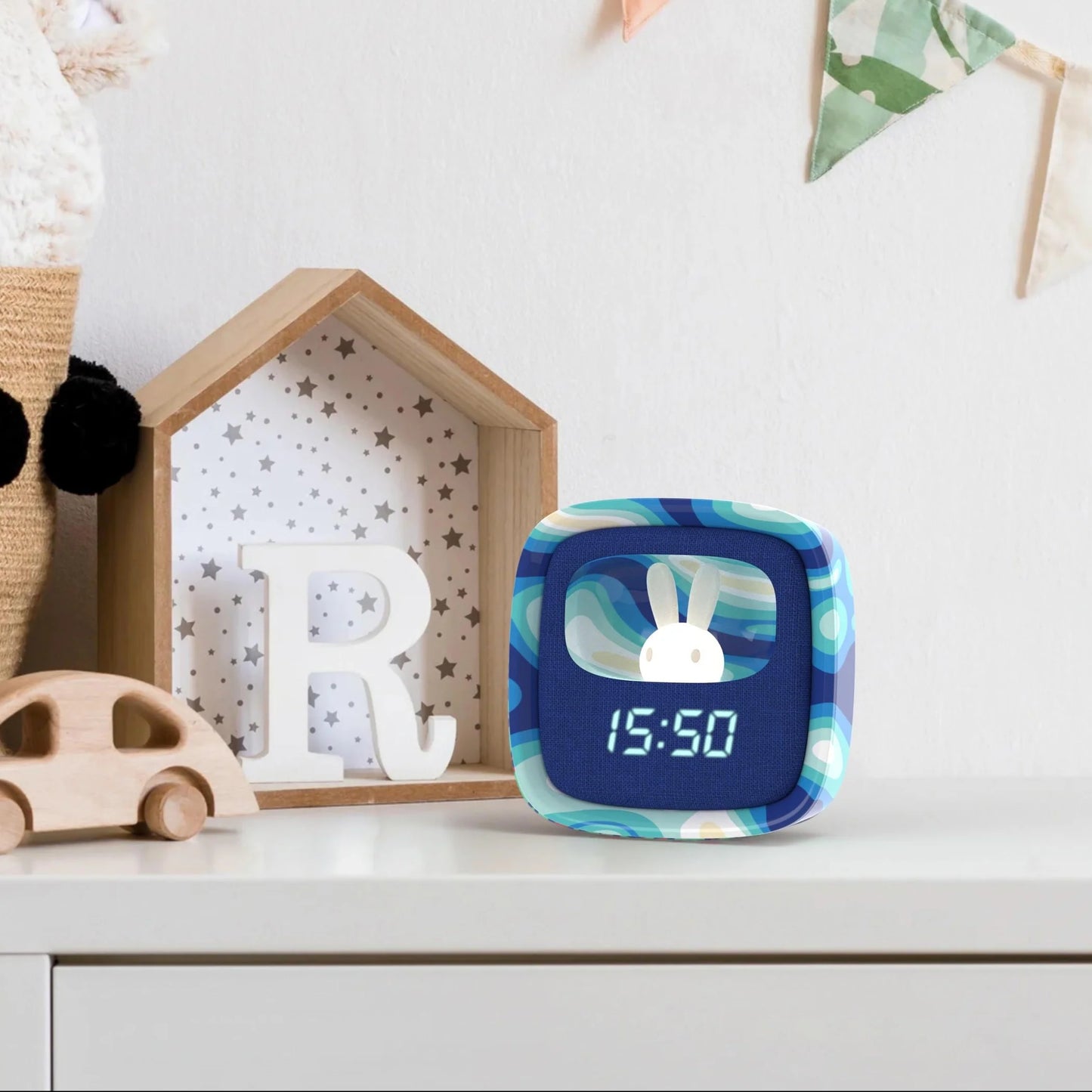 Billy Clock Blaue Wellen