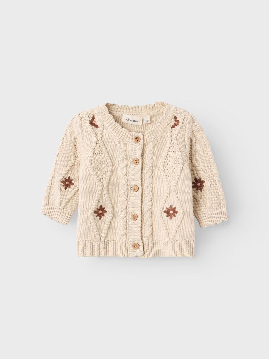 Zopfstrick Strickjacke