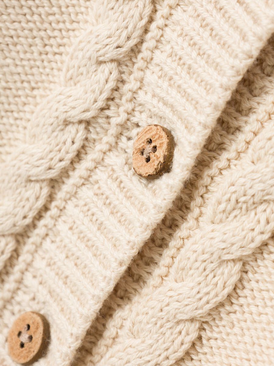 Zopfstrick Strickjacke