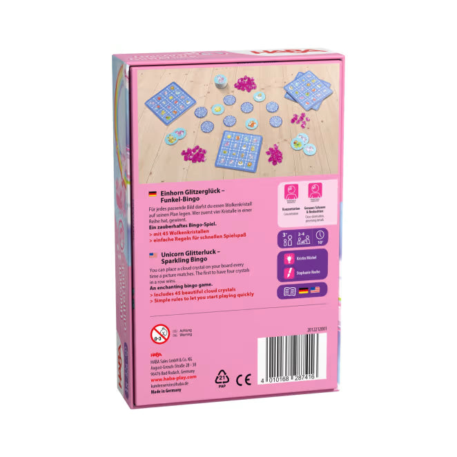 Haba Einhorn Glitzerglück Funkel-Bingo