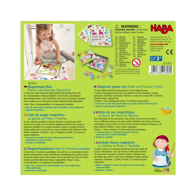 Magnetspiel-Box Peters und Paulines Bauernhof