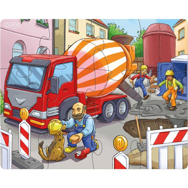 Puzzles Baustellenfahrzeuge
