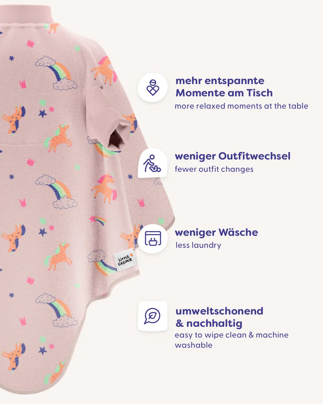 Lätzchen Boo Waterproof - Rainbow Dreams