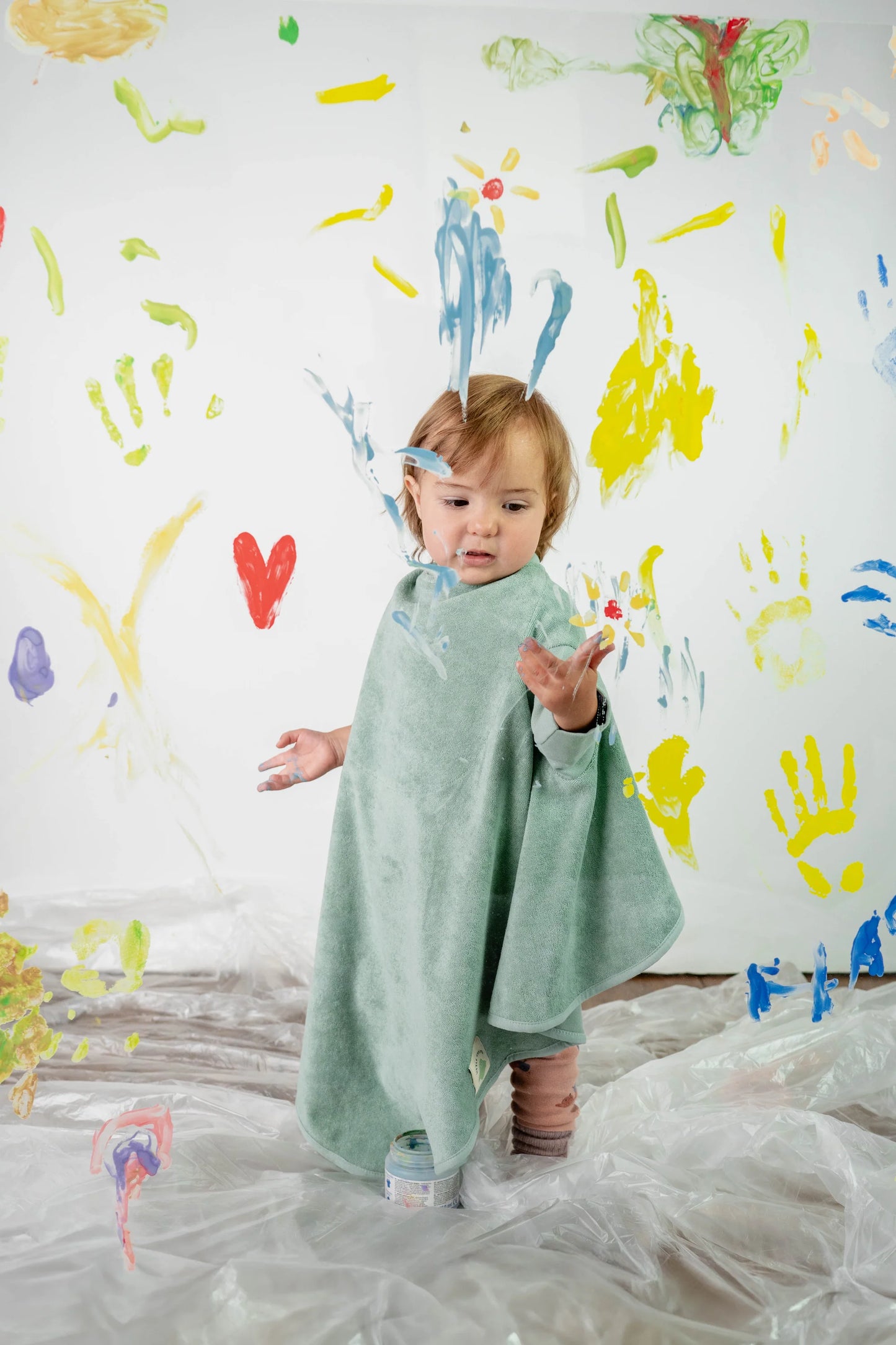 Lätzchen "Boo" Waterproof Matcha Mint