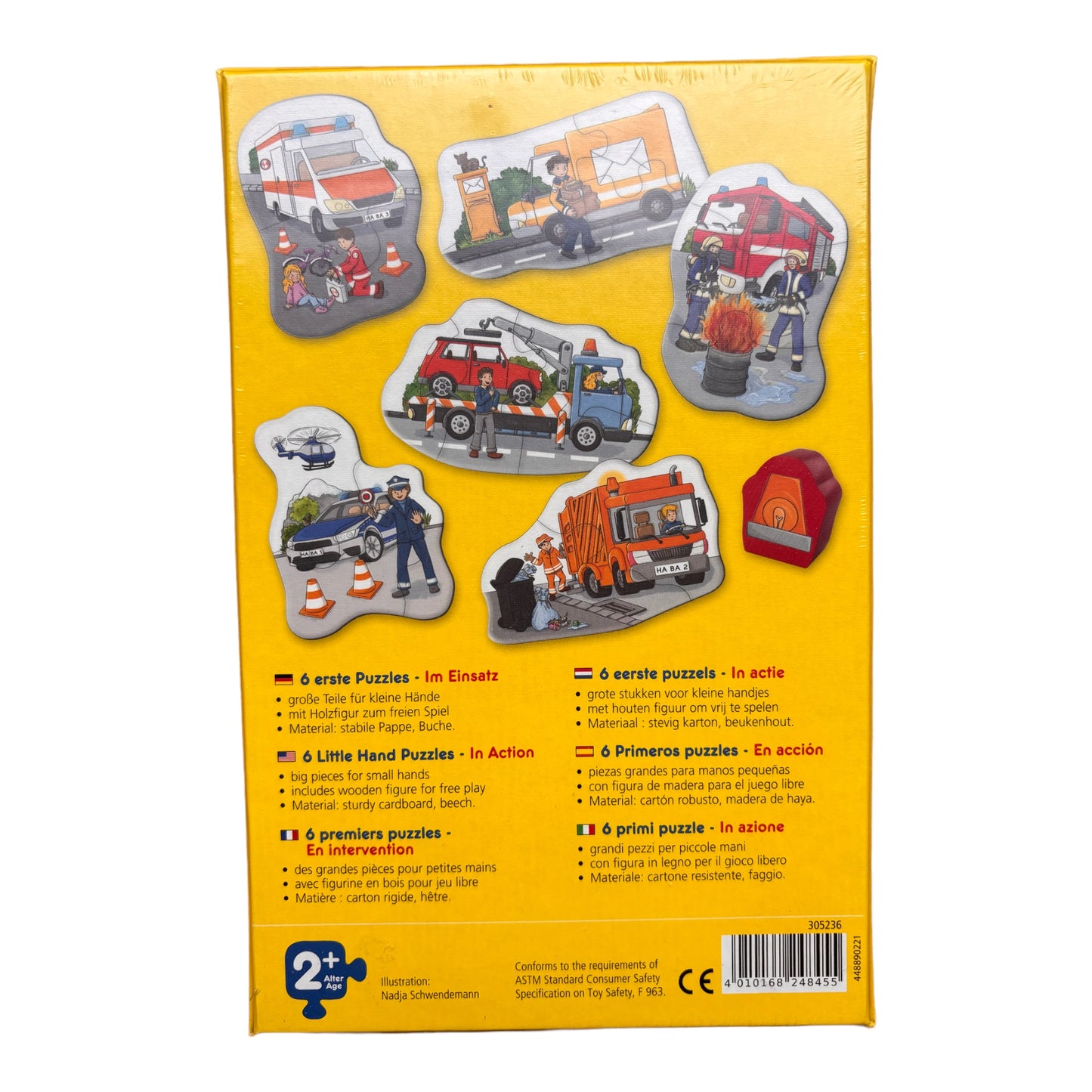 Haba 6 erste Puzzles "Im Einsatz"