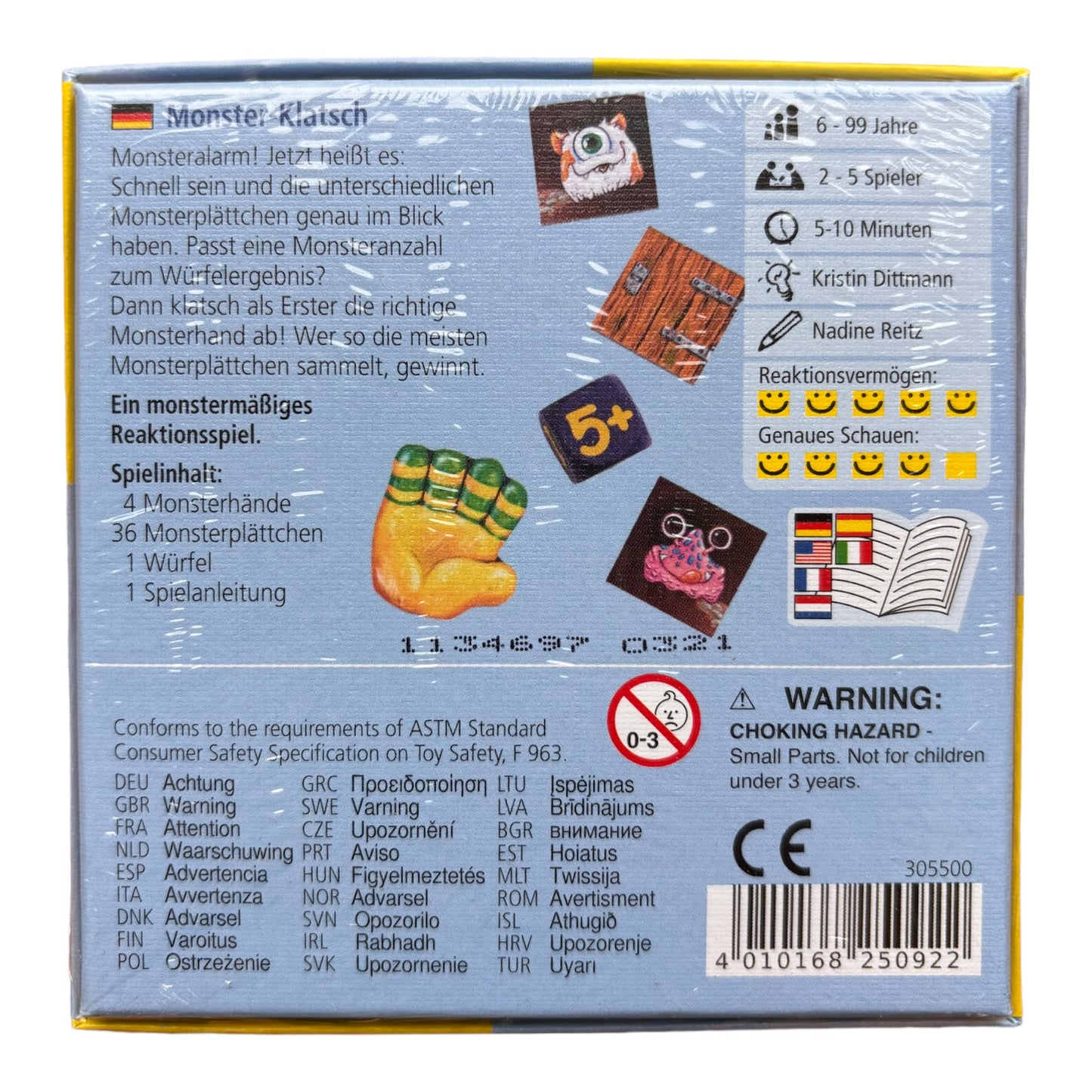 Haba Spiel Monster-Klatsch