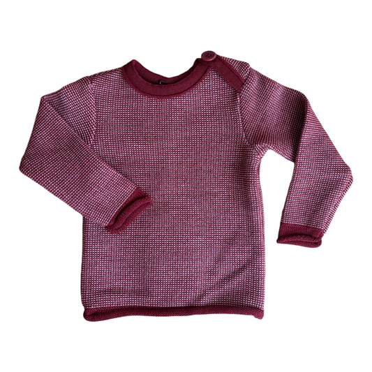 Melange Pullover Disana - Bordeaux/Rose
