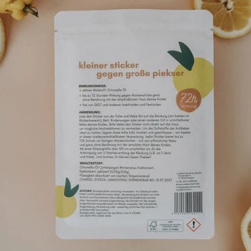 Piecksmichnicht Anti Mücken Sticker - Flower Power Edition