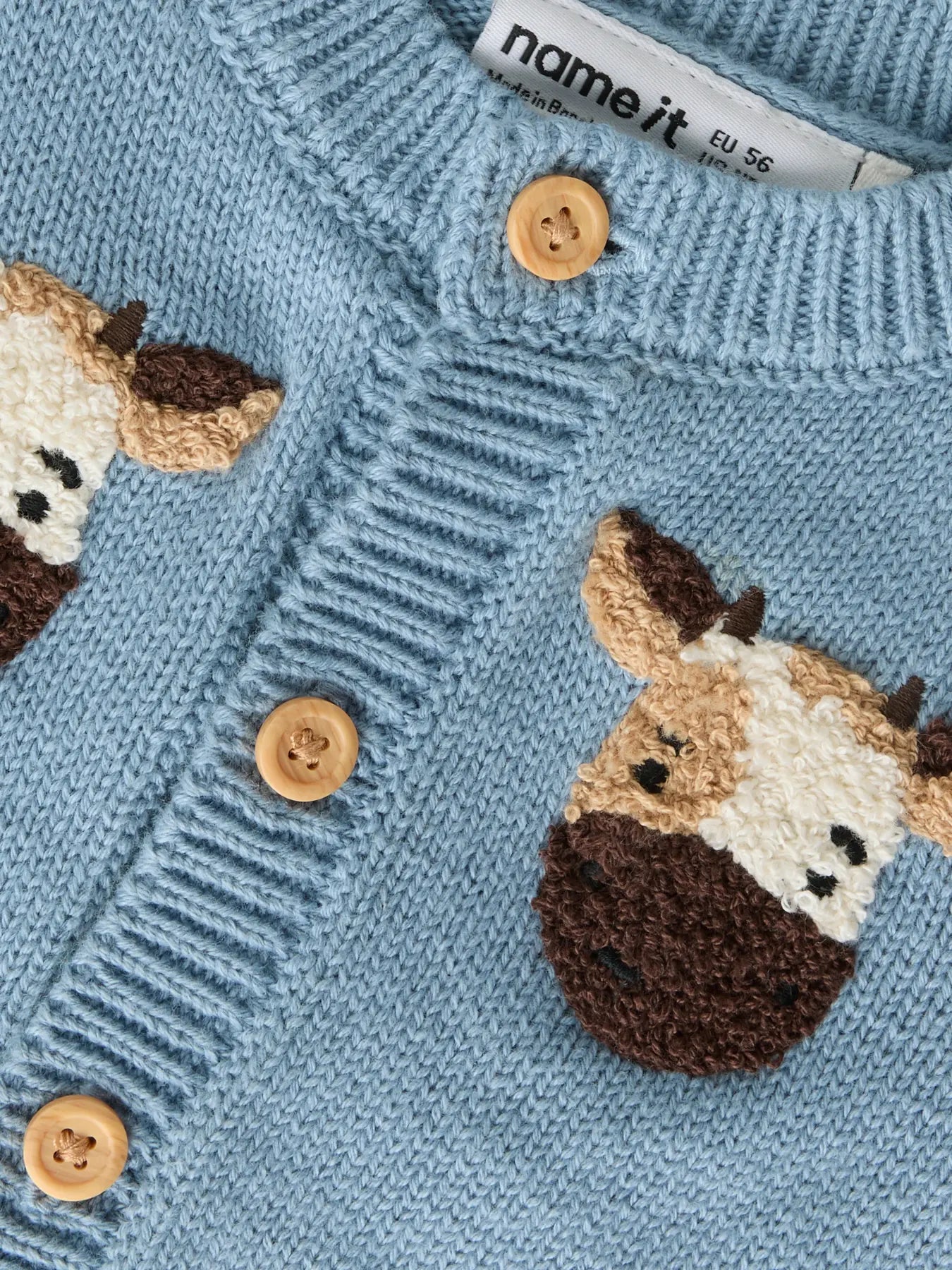 Strickweste Kuh