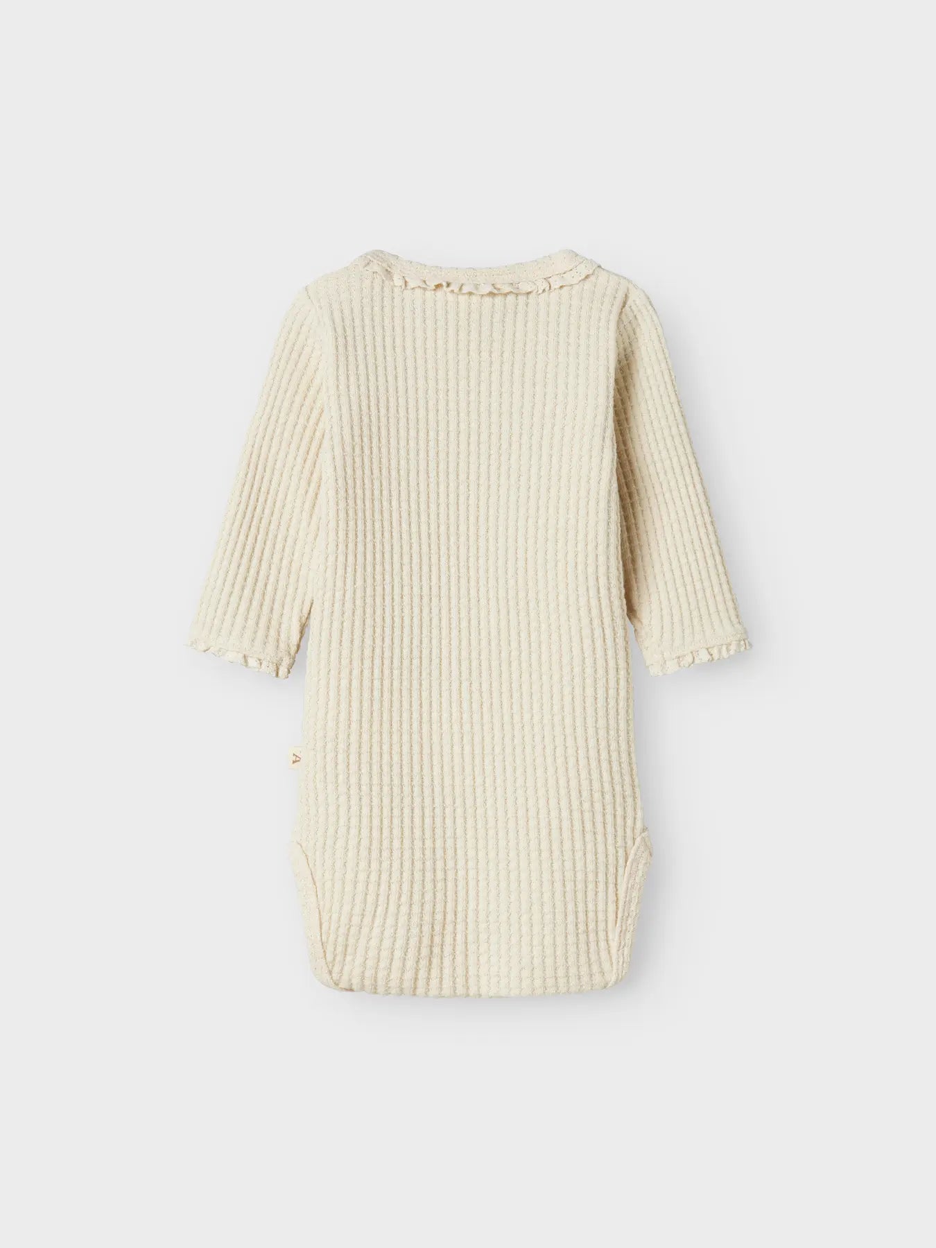 Langarmbody mit kleinem Kragen von Lil' Atelier - rückansicht