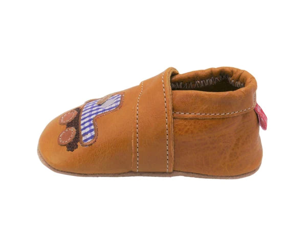 Krabbelschuhe "Bagger" Anna&Paul