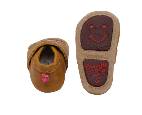 Krabbelschuhe "Bagger" Anna&Paul