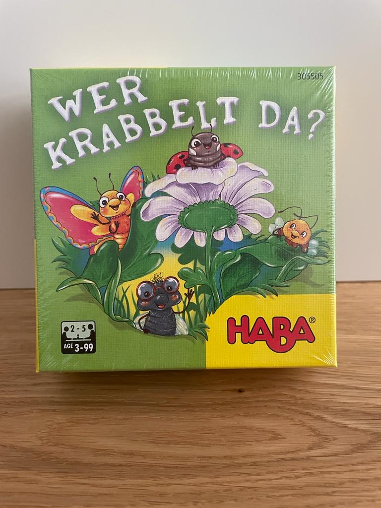 Spiel Kinderspiel Haba Mitbringspiel Wer krabbelt da