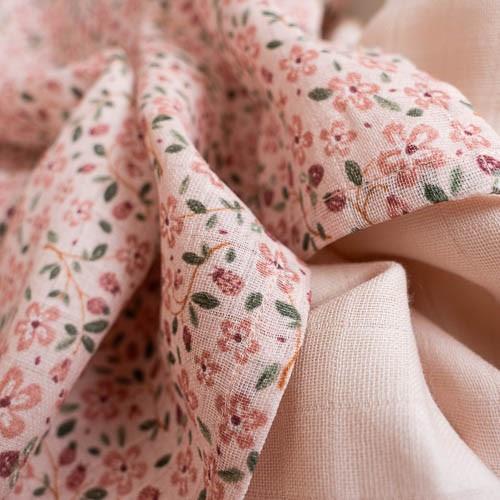 Swaddle - Rosa - Größe 120 cm - Fairy Garden - Fairy Floral