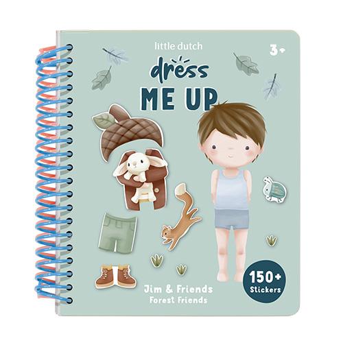 Anzieh- und Stickerbuch - Forest Friends