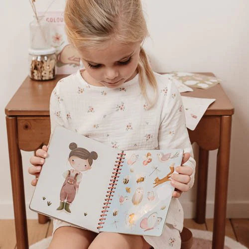 Anzieh- und Stickerbuch - Fairy Garden