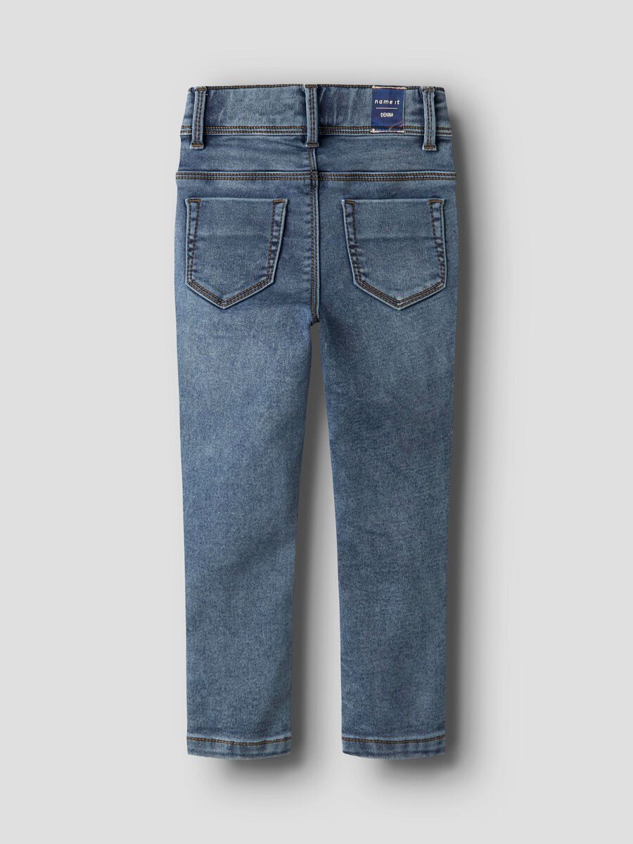 Skinny Fit Jeans Name It für Kinder, Rückansicht