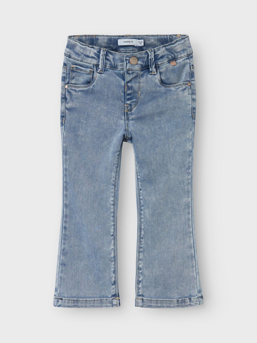 Bootcut Jeans Name It für Kinder in Blau, Vorderansicht