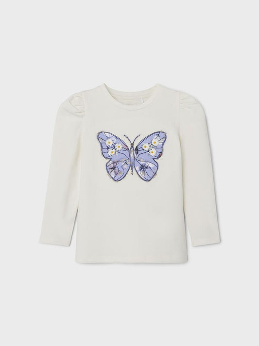 Langarmshirt Schmetterling