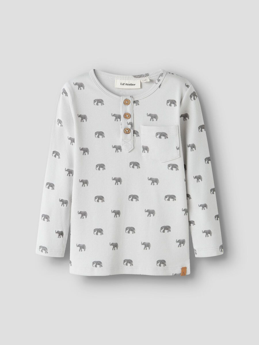 Langarmshirt Elefanten