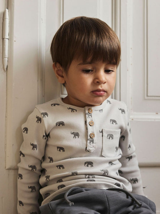Langarmshirt Elefanten