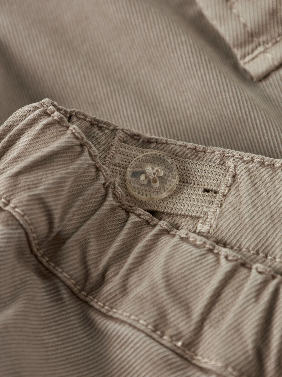 Name It Cargo Hose für Babys - nachhaltige Twill-Hose mit Cargotaschen und Baggy Fit