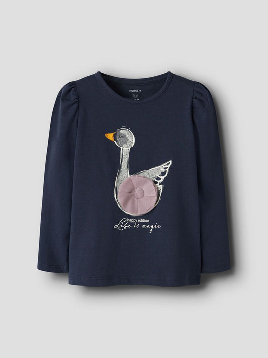 Langarmshirt "Schwan"