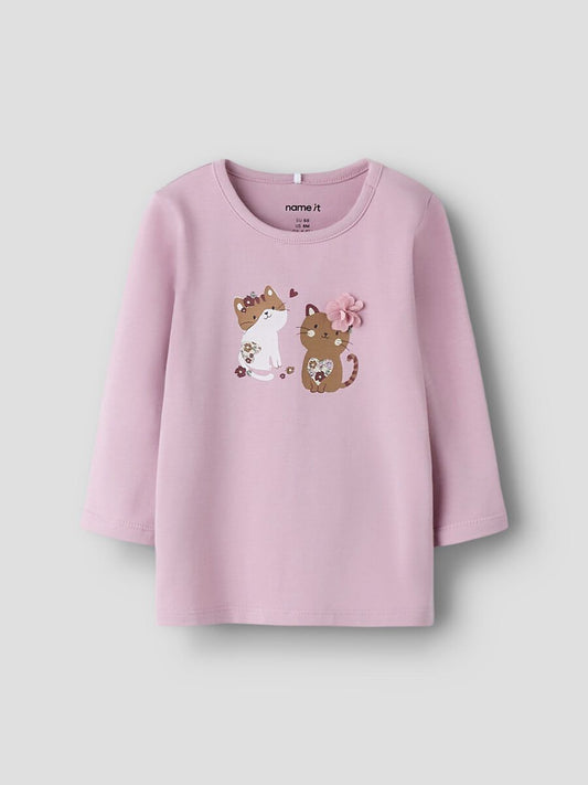 Langarmshirt Katzen
