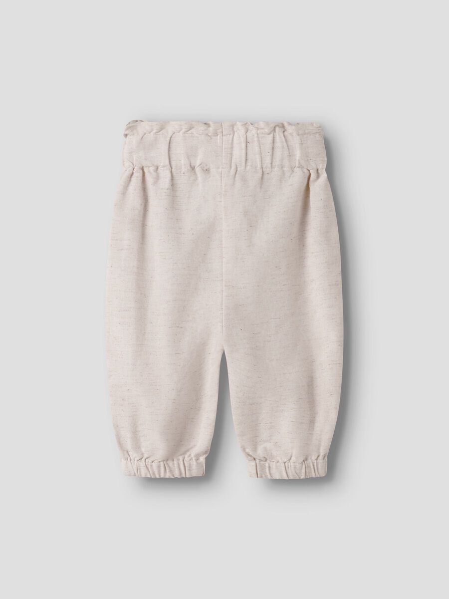Leinenstoffhose