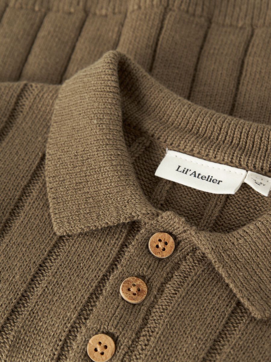 Polo Strickpullover