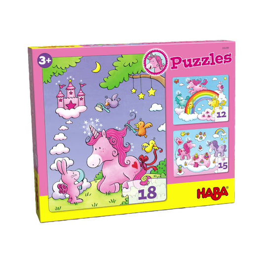 Puzzles Einhorn Glitzerglück
