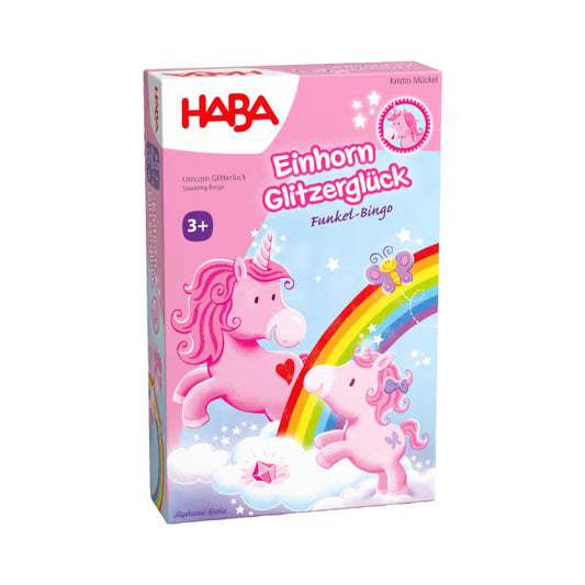 Haba Einhorn Glitzerglück Funkel-Bingo