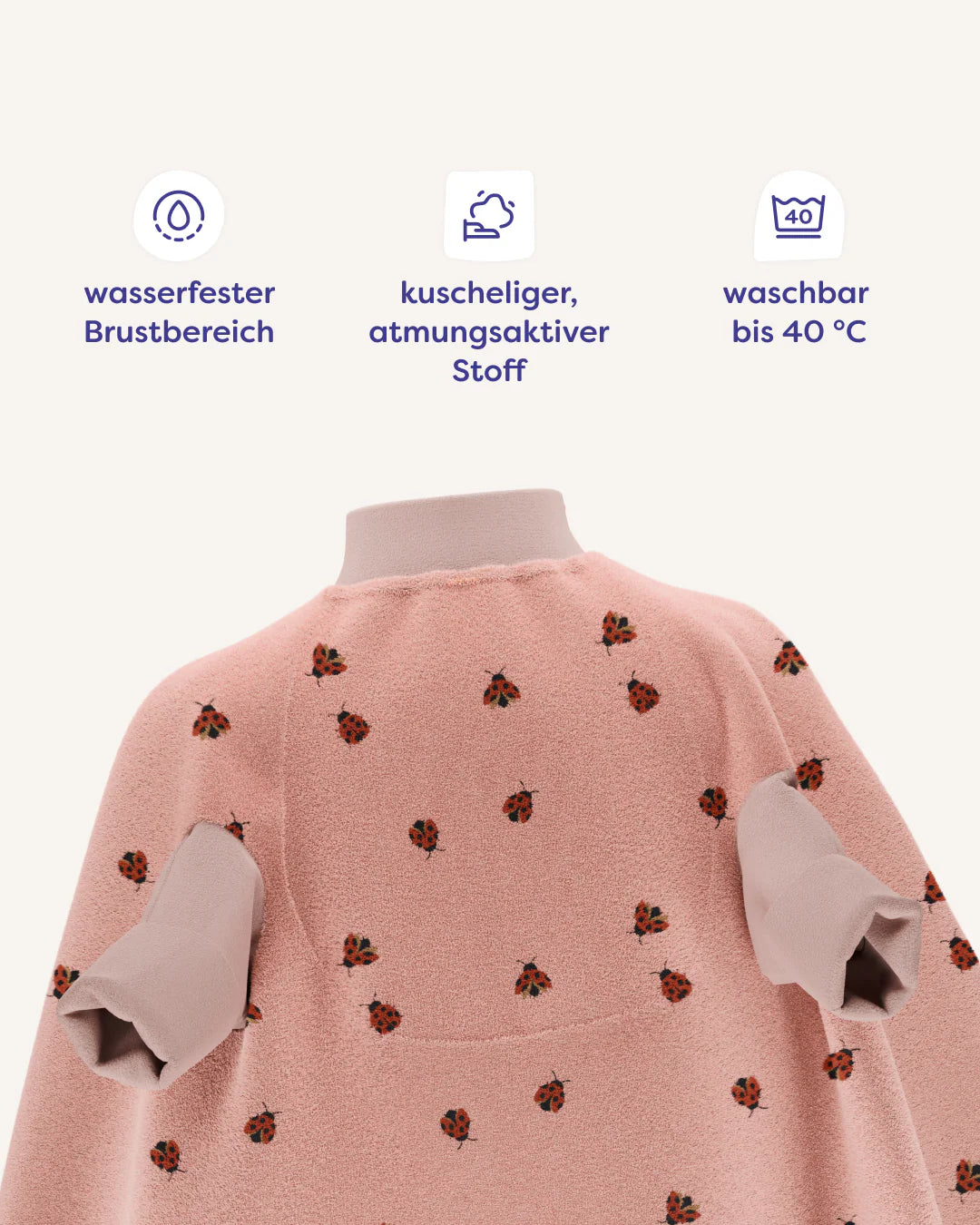 Lätzchen Boo Waterproof - Love Bugs