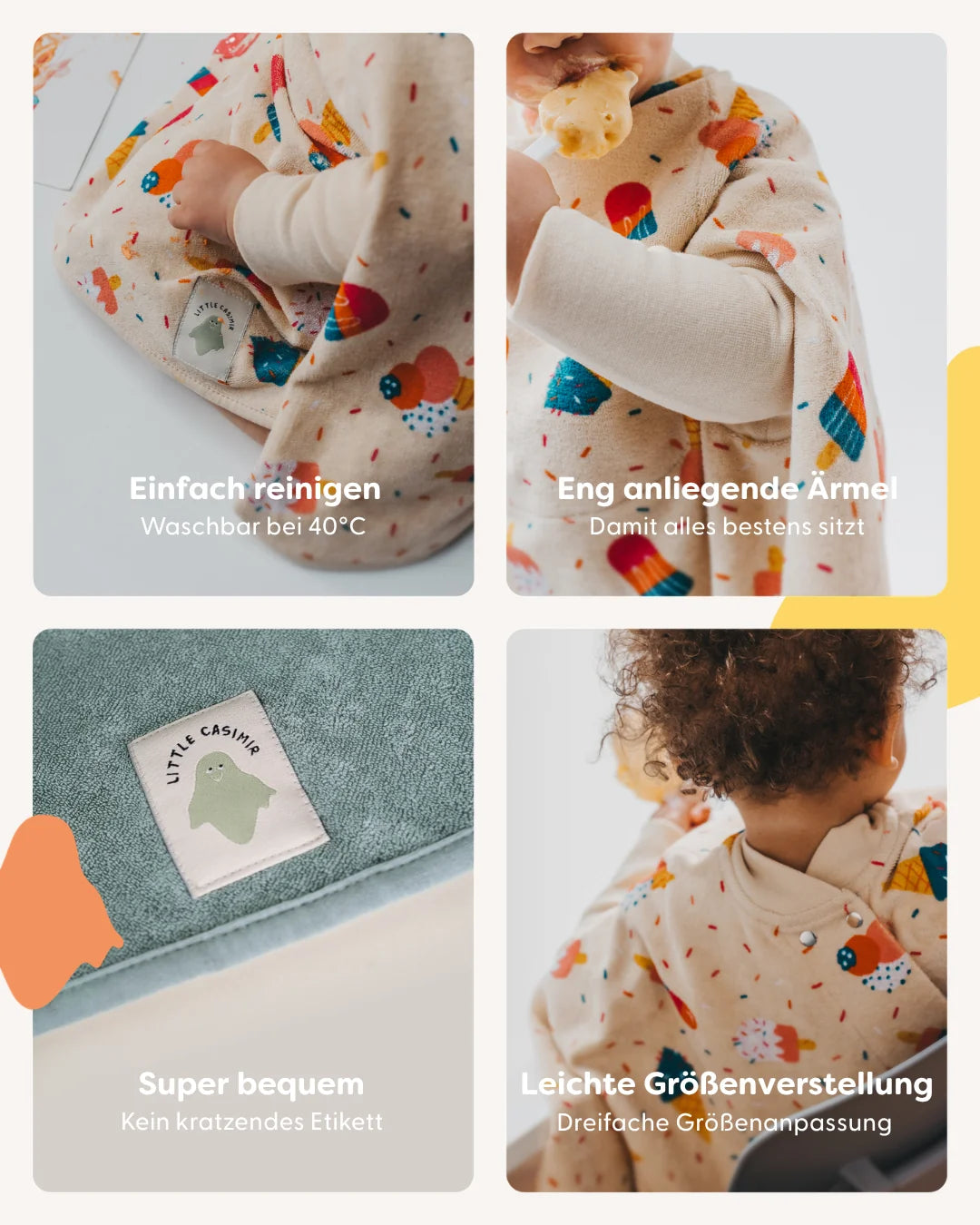 Lätzchen Boo Waterproof - Rainbow Dreams