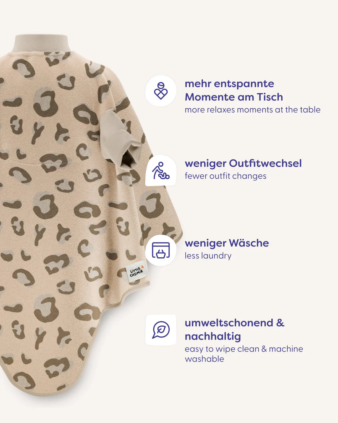 Lätzchen Boo Waterproof - Desert Dune