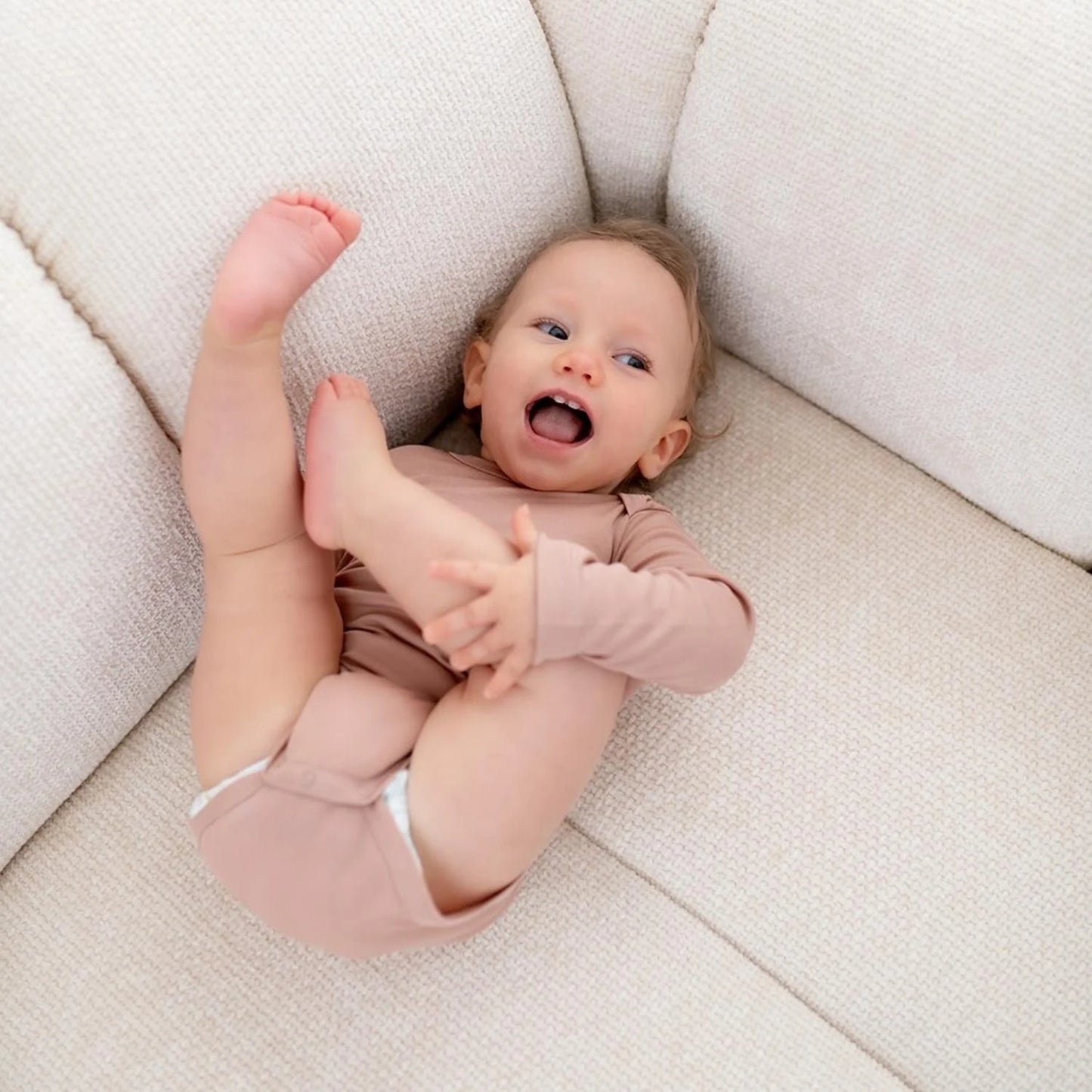 Babybody aus 100% TENCEL™ Lyocell - Sweet Rose