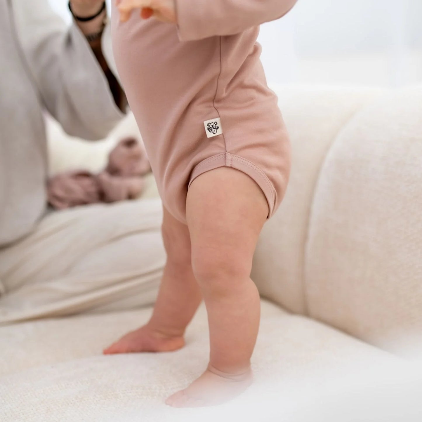 Babybody aus 100% TENCEL™ Lyocell - Sweet Rose