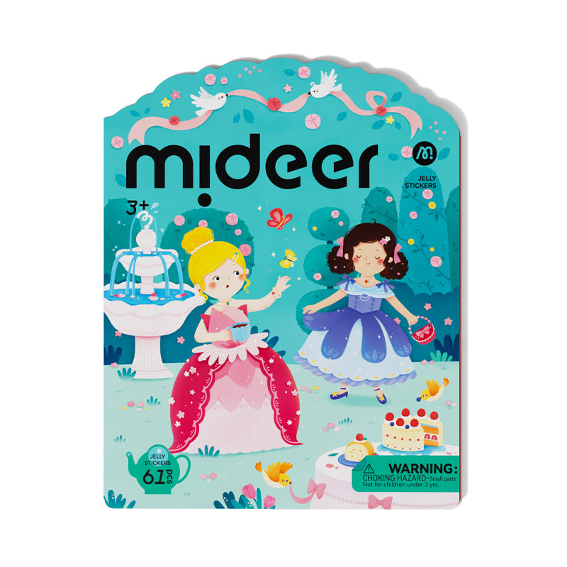 Wiederverwendbare Gel-Aufkleber - Princess Dress-Up (61 Stück)