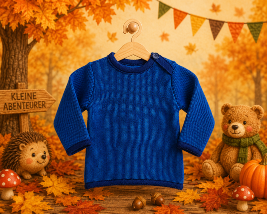 Melange Pullover Disana - Marine/Blau