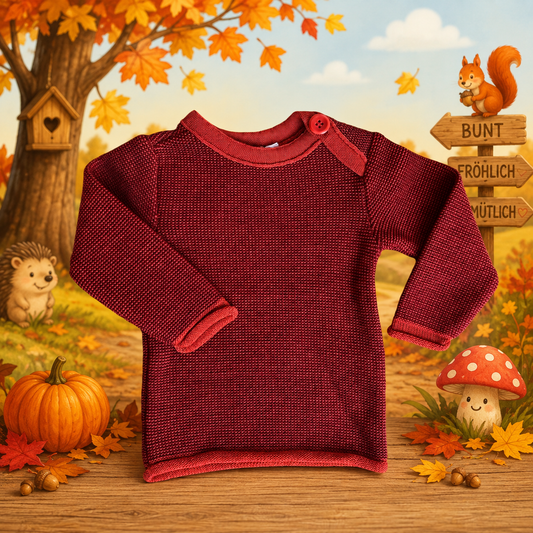 Melange Pullover Disana - Orange/Bordeaux