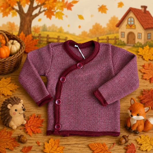 Melange Jacke Disana - Bordeaux/Rose