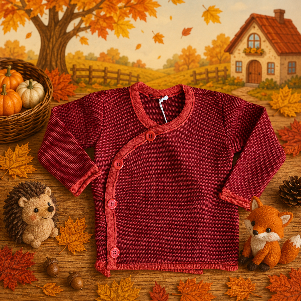 Melange Jacke Disana - Orange/Bordeaux