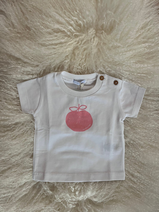 T-Shirt "Apfel" Laranjinha