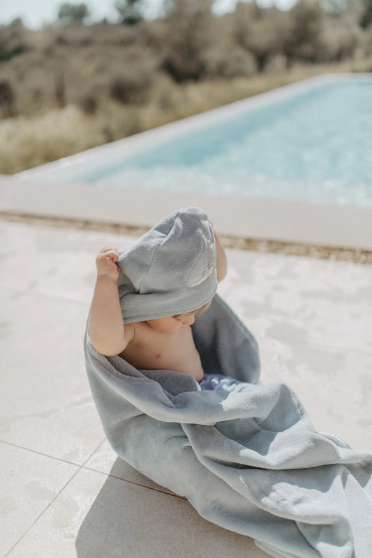 Kapuzenhandtuch "Shark" Leevje