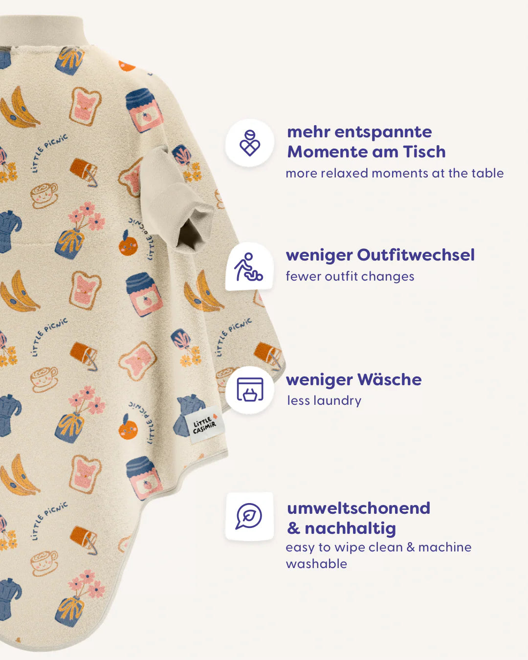 Lätzchen Boo Waterproof - Picnic Club