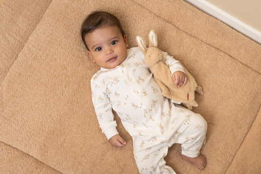 Weiches Kuscheltuch Baby Bunny aus 100% Polyester - Detailansicht