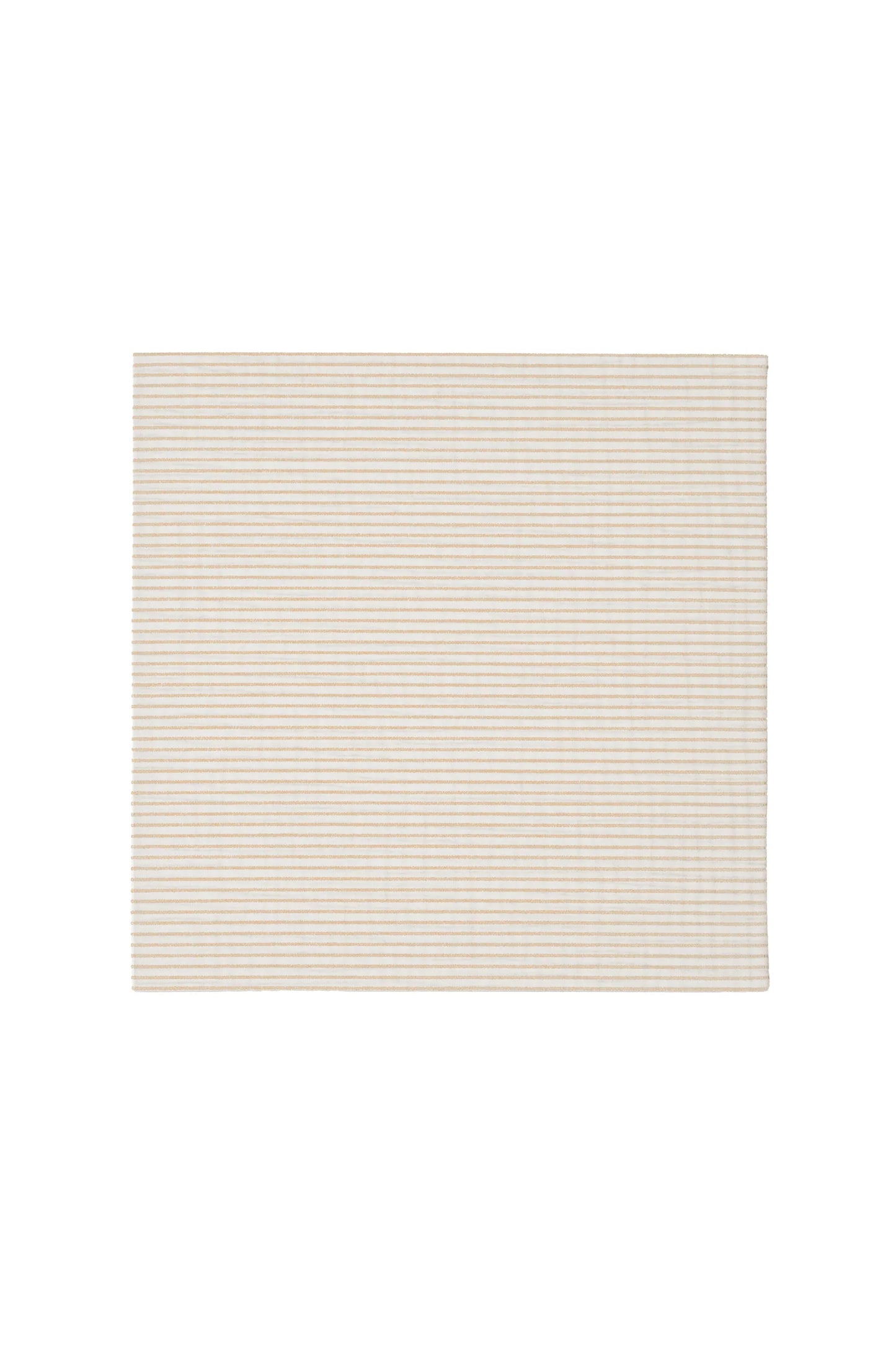 Musselintuch "Beige Stripes" 120x120cm