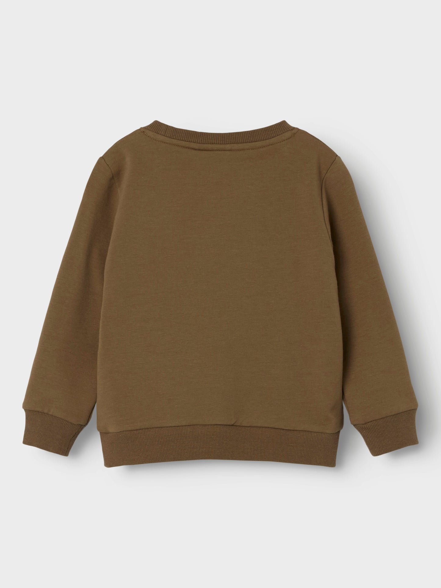 braunes Sweatshirt mit großem Bärenmotiv für Kinder und Kleinkinder - Rückansicht