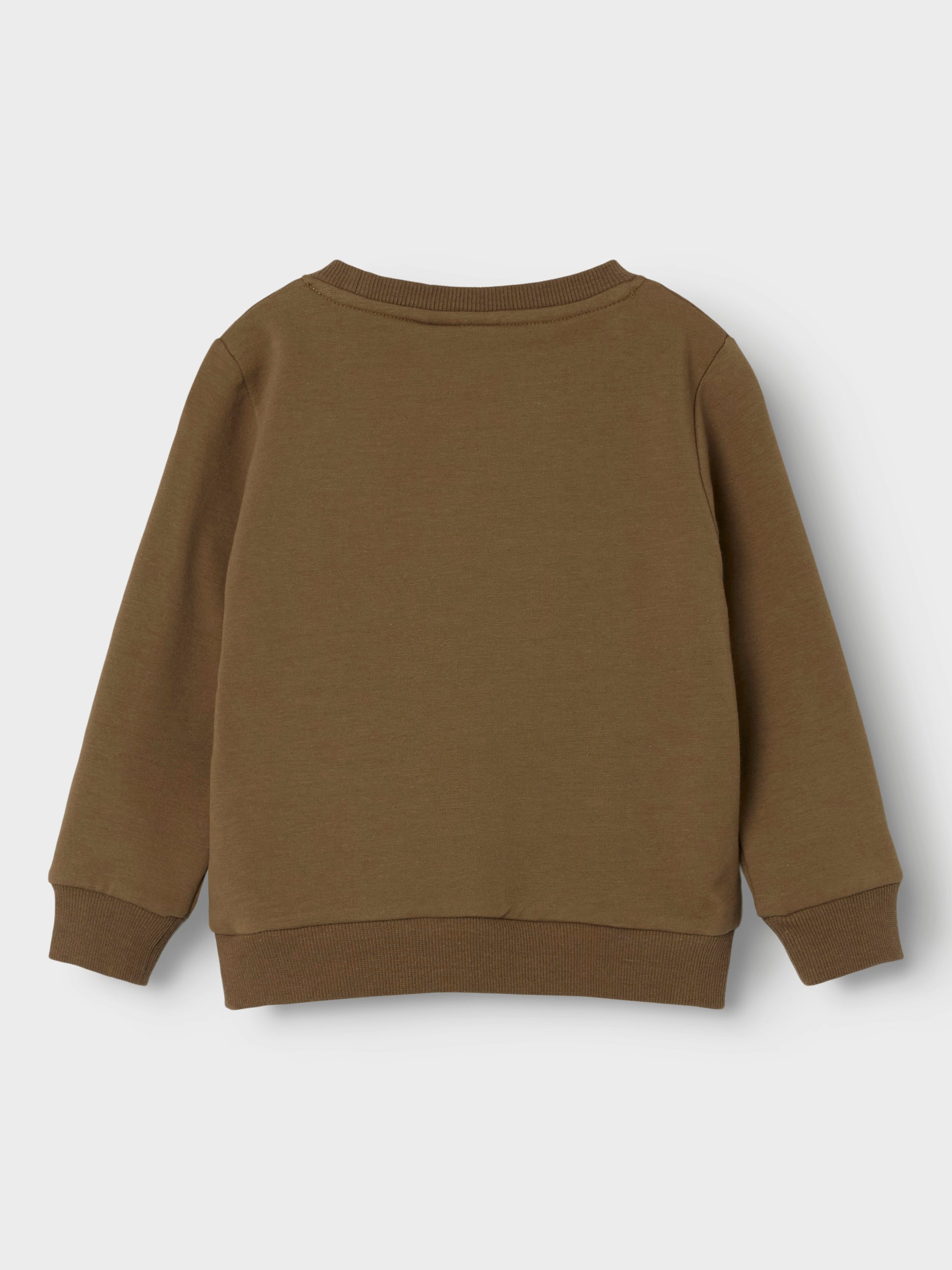 braunes Sweatshirt mit großem Bärenmotiv für Kinder und Kleinkinder - Rückansicht