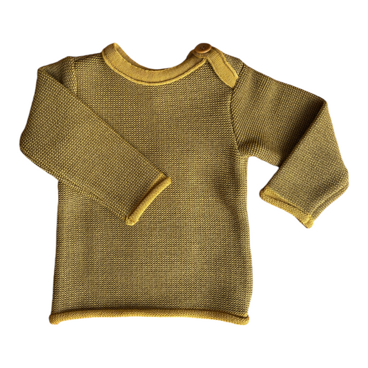 Melange Pullover Disana - Curry/Gold